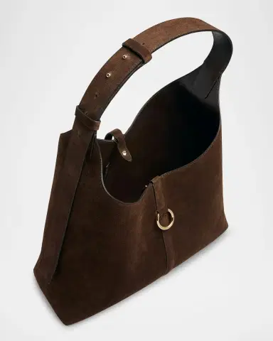 Strathberry Kite Toggle Suede Hobo Bag | Thumbnail 3 Strathberry Kite Toggle Suede Hobo Bag | Thumbnail 3