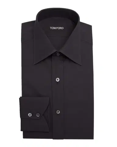TOM FORD Men's Cotton Dress Shirt | Thumbnail 2 TOM FORD Men's Cotton Dress Shirt | Thumbnail 2