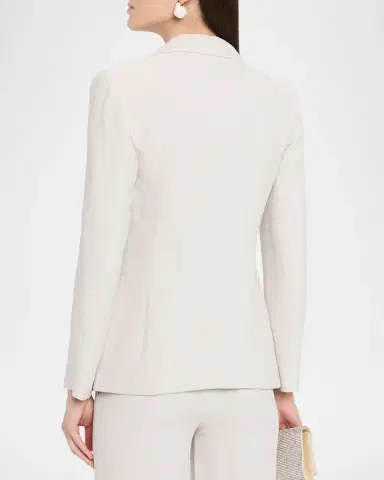 Emporio Armani Single-Button Armure Blazer | Thumbnail 2 Emporio Armani Single-Button Armure Blazer | Thumbnail 2
