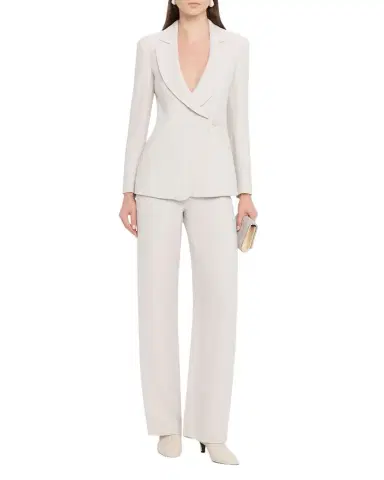 Emporio Armani Single-Button Armure Blazer | Thumbnail 1 Emporio Armani Single-Button Armure Blazer | Thumbnail 1