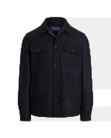 Ralph Lauren Purple Label Men 's Felton Cashmere-Blend Shirt Jacket | Thumbnail 2 Ralph Lauren Purple Label Men 's Felton Cashmere-Blend Shirt Jacket | Thumbnail 2