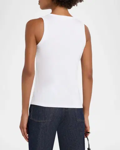 Balmain Logo Graphic Tank Top | Thumbnail 2 Balmain Logo Graphic Tank Top | Thumbnail 2