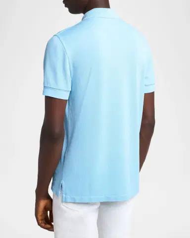 Tom Ford Men's Lyocell Pique Polo Shirt | Thumbnail 2 Tom Ford Men's Lyocell Pique Polo Shirt | Thumbnail 2