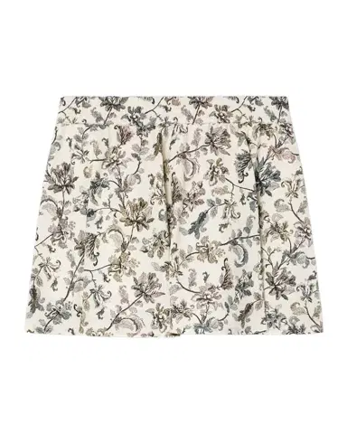 Golden Goose Girl's Journey Girl Floral Cotton Mini Skirt, Size 6-12 | Thumbnail 1 Golden Goose Girl's Journey Girl Floral Cotton Mini Skirt, Size 6-12 | Thumbnail 1