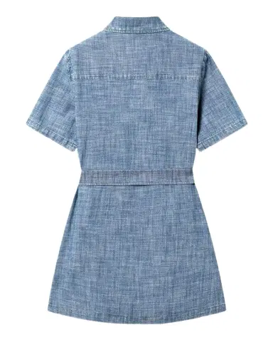 Golden Goose Girl's Journey Cotton Belted Shirtdress, Size -12 | Thumbnail 1 Golden Goose Girl's Journey Cotton Belted Shirtdress, Size -12 | Thumbnail 1