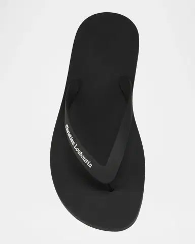 Christian Louboutin Men's The Logo Flip-Flops | Thumbnail 3 Christian Louboutin Men's The Logo Flip-Flops | Thumbnail 3