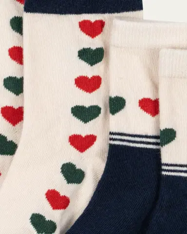 Konges Slojd Kid's 2-Pack Jacquard Socks | Thumbnail 2 Konges Slojd Kid's 2-Pack Jacquard Socks | Thumbnail 2