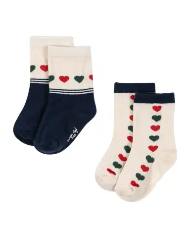 Konges Slojd Kid's 2-Pack Jacquard Socks | Thumbnail 1 Konges Slojd Kid's 2-Pack Jacquard Socks | Thumbnail 1
