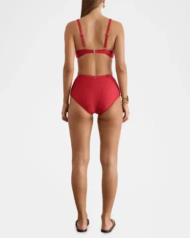 Aqua Blu Australia Marilyn High-Waist Bikini Bottoms | Thumbnail 2 Aqua Blu Australia Marilyn High-Waist Bikini Bottoms | Thumbnail 2