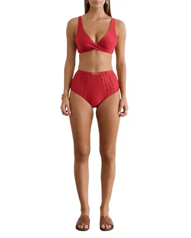 Aqua Blu Australia Marilyn High-Waist Bikini Bottoms | Thumbnail 1 Aqua Blu Australia Marilyn High-Waist Bikini Bottoms | Thumbnail 1