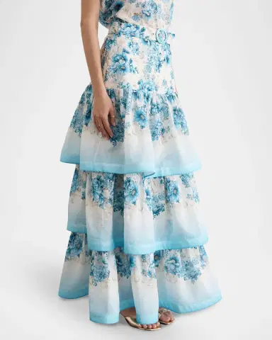 Aqua Blu Australia Celeste Belted Maxi Skirt | Thumbnail 3 Aqua Blu Australia Celeste Belted Maxi Skirt | Thumbnail 3