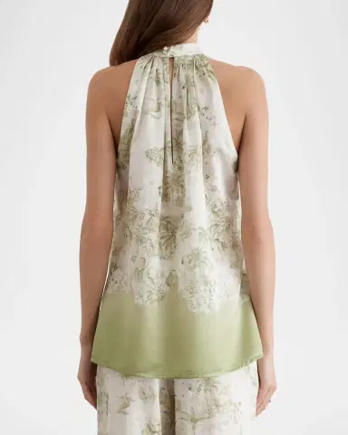 Aqua Blu Australia Alice Toile Halter Top | Thumbnail 2 Aqua Blu Australia Alice Toile Halter Top | Thumbnail 2