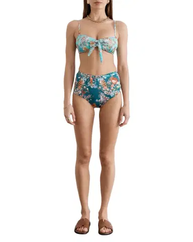 Aqua Blu Australia Marilyn High-Waist Bikini Bottoms | Thumbnail 1 Aqua Blu Australia Marilyn High-Waist Bikini Bottoms | Thumbnail 1