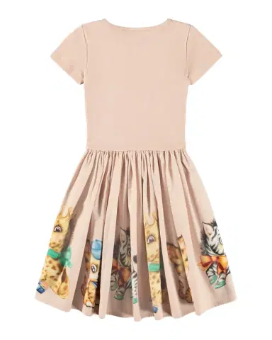 Molo Girl's Cissa Short-Sleeve Organic Cotton Dress, Size 7-10 | Thumbnail 1 Molo Girl's Cissa Short-Sleeve Organic Cotton Dress, Size 7-10 | Thumbnail 1