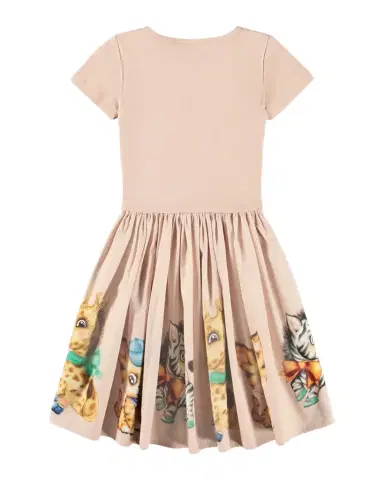 Molo Girl's Cissa Short-Sleeve Organic Cotton Dress, Size 2-6 | Thumbnail 1 Molo Girl's Cissa Short-Sleeve Organic Cotton Dress, Size 2-6 | Thumbnail 1