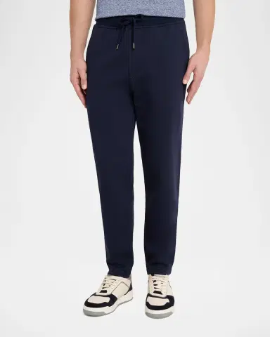 Brunello Cucinelli Men's Cotton Tapered Drawstring Trousers | Thumbnail 3 Brunello Cucinelli Men's Cotton Tapered Drawstring Trousers | Thumbnail 3