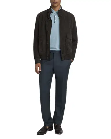 Brioni Men's Sea Island Polo Shirt | Thumbnail 1 Brioni Men's Sea Island Polo Shirt | Thumbnail 1