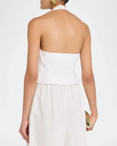 Cara Cara Prescott Linen Halter Top | Thumbnail 2 Cara Cara Prescott Linen Halter Top | Thumbnail 2