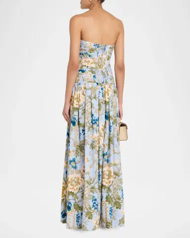 Cara Cara Montreal Floral Strapless Maxi Dress | Thumbnail 2 Cara Cara Montreal Floral Strapless Maxi Dress | Thumbnail 2