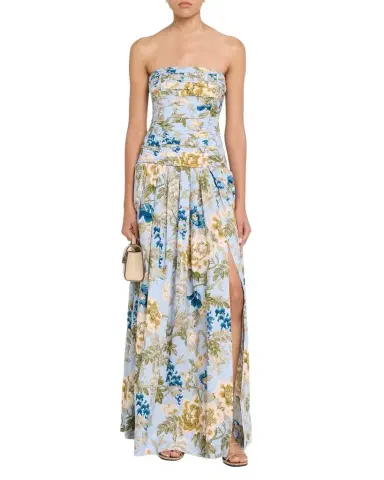 Cara Cara Montreal Floral Strapless Maxi Dress | Thumbnail 1 Cara Cara Montreal Floral Strapless Maxi Dress | Thumbnail 1