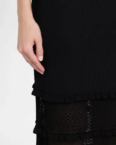 Solid and Striped The Gabrielle Pointelle Maxi Dress | Thumbnail 4 Solid and Striped The Gabrielle Pointelle Maxi Dress | Thumbnail 4