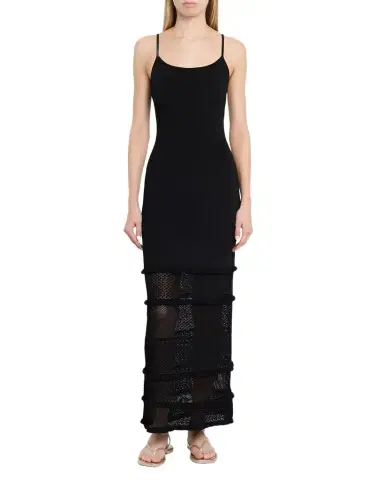 Solid and Striped The Gabrielle Pointelle Maxi Dress | Thumbnail 1 Solid and Striped The Gabrielle Pointelle Maxi Dress | Thumbnail 1