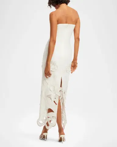 LEO LIN Rayna Applique Bustier Maxi Dress | Thumbnail 2 LEO LIN Rayna Applique Bustier Maxi Dress | Thumbnail 2
