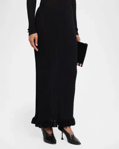 Proenza Schouler Monet Ribbed Maxi Skirt | Thumbnail 3 Proenza Schouler Monet Ribbed Maxi Skirt | Thumbnail 3