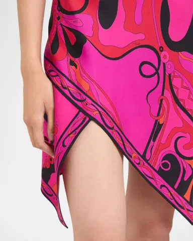 Pucci Orchidee Silk Twill Mini Skirt | Thumbnail 4 Pucci Orchidee Silk Twill Mini Skirt | Thumbnail 4