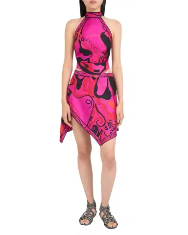 Pucci Orchidee Silk Twill Mini Skirt | Thumbnail 1 Pucci Orchidee Silk Twill Mini Skirt | Thumbnail 1