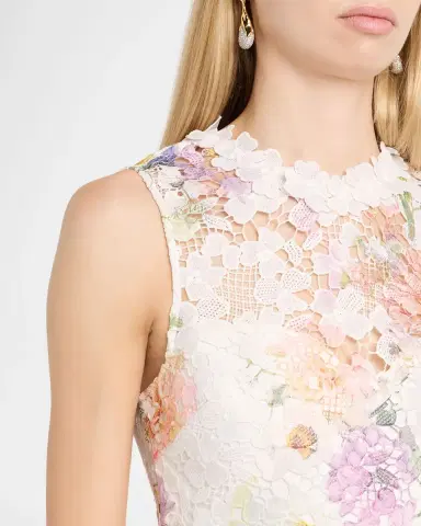 As It May Nerine Sleeveless Floral Lace Mini Dress | Thumbnail 5 As It May Nerine Sleeveless Floral Lace Mini Dress | Thumbnail 5