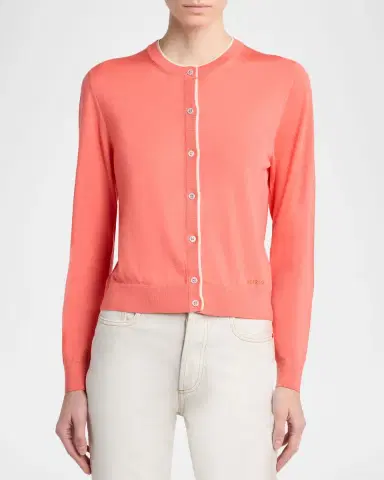 Versace Fine Wool Cardigan | Thumbnail 3 Versace Fine Wool Cardigan | Thumbnail 3