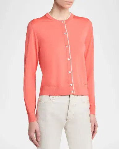Versace Fine Wool Cardigan | Thumbnail 5 Versace Fine Wool Cardigan | Thumbnail 5