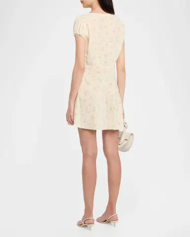 LoveShackFancy Yasmin Floral Mini Dress | Thumbnail 2 LoveShackFancy Yasmin Floral Mini Dress | Thumbnail 2