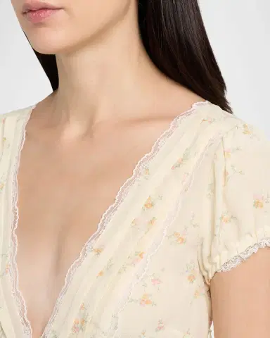 LoveShackFancy Yasmin Floral Mini Dress | Thumbnail 4 LoveShackFancy Yasmin Floral Mini Dress | Thumbnail 4
