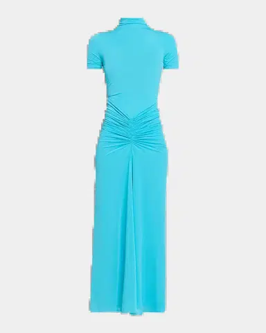 Ronny Kobo Enid Ruched Tissue Jersey Maxi Dress | Thumbnail 5 Ronny Kobo Enid Ruched Tissue Jersey Maxi Dress | Thumbnail 5