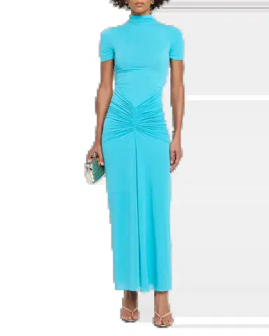 Ronny Kobo Enid Ruched Tissue Jersey Maxi Dress | Thumbnail 6 Ronny Kobo Enid Ruched Tissue Jersey Maxi Dress | Thumbnail 6