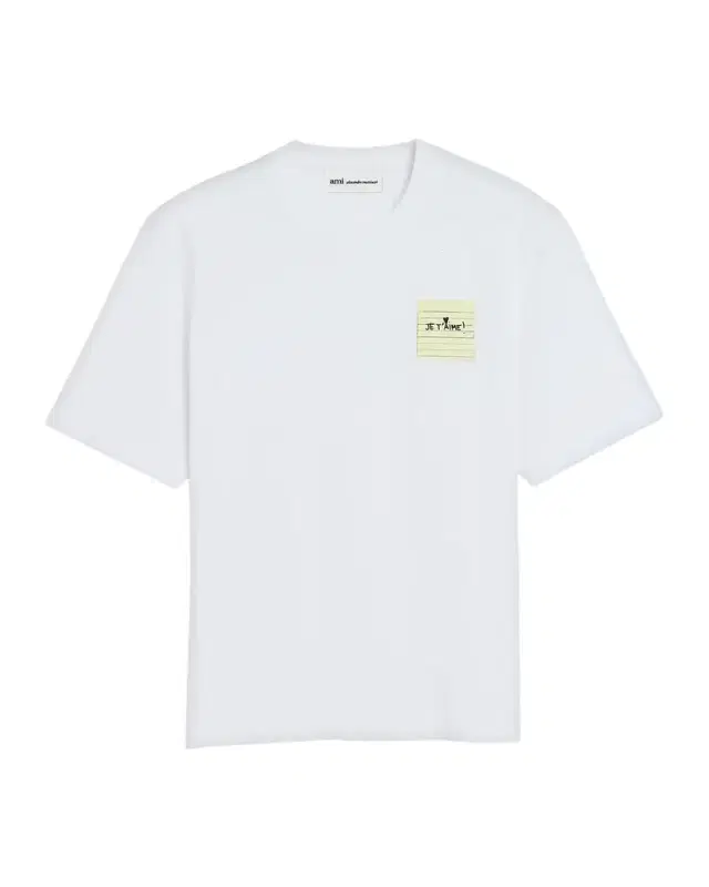 Men's Cotton Je T 'Aime Note T-Shirt Men's Cotton Je T 'Aime Note T-Shirt