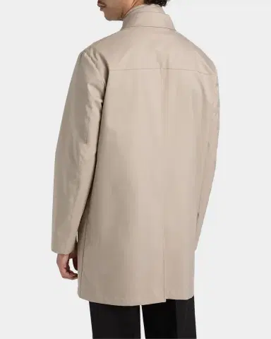 Canali Men's Silk-Touch Water-Resistant Raincoat | Thumbnail 2 Canali Men's Silk-Touch Water-Resistant Raincoat | Thumbnail 2