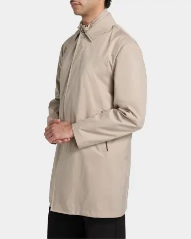 Canali Men's Silk-Touch Water-Resistant Raincoat | Thumbnail 6 Canali Men's Silk-Touch Water-Resistant Raincoat | Thumbnail 6
