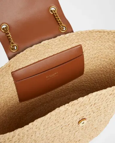 Saint Laurent Panier Tote Bag in Raffia | Thumbnail 3 Saint Laurent Panier Tote Bag in Raffia | Thumbnail 3
