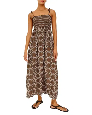 Rails Becca Embroidered Cotton Maxi Dress | Thumbnail 1 Rails Becca Embroidered Cotton Maxi Dress | Thumbnail 1