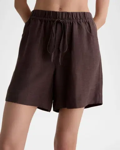 AG Jeans Linen-Blend Drawstring Shorts | Thumbnail 4 AG Jeans Linen-Blend Drawstring Shorts | Thumbnail 4