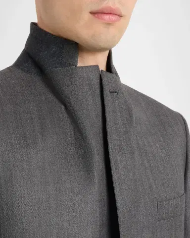 Brioni Men's Tonal Herringbone Wool-Silk Two-Piece Suit | Thumbnail 7 Brioni Men's Tonal Herringbone Wool-Silk Two-Piece Suit | Thumbnail 7