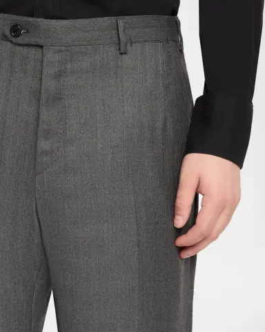 Brioni Men's Tonal Herringbone Wool-Silk Two-Piece Suit | Thumbnail 9 Brioni Men's Tonal Herringbone Wool-Silk Two-Piece Suit | Thumbnail 9