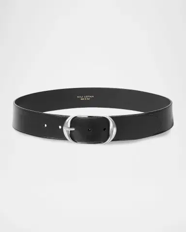 Nili Lotan Nili Leather Belt | Thumbnail 3 Nili Lotan Nili Leather Belt | Thumbnail 3