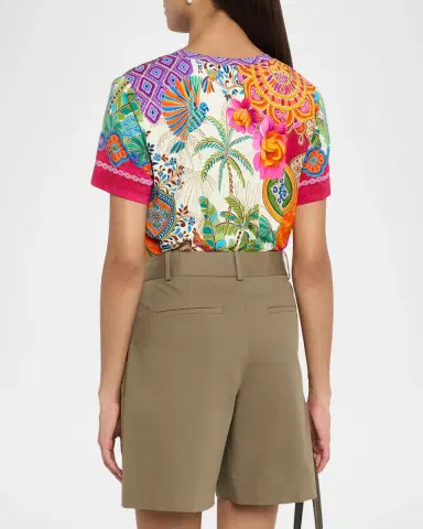 Johnny Was The Janie Botanical-Print Favorite Tee | Thumbnail 2 Johnny Was The Janie Botanical-Print Favorite Tee | Thumbnail 2
