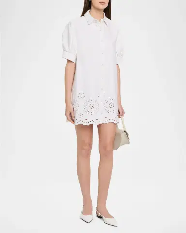 Frame The Eyelet Play Dress | Thumbnail 3 Frame The Eyelet Play Dress | Thumbnail 3