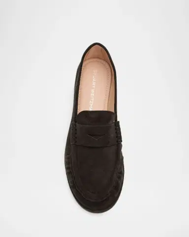 Stuart Weitzman Spencer Suede Penny Loafers | Thumbnail 5 Stuart Weitzman Spencer Suede Penny Loafers | Thumbnail 5