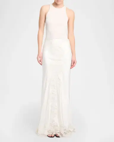 TWP Lace Silk Maxi Skirt | Thumbnail 3 TWP Lace Silk Maxi Skirt | Thumbnail 3
